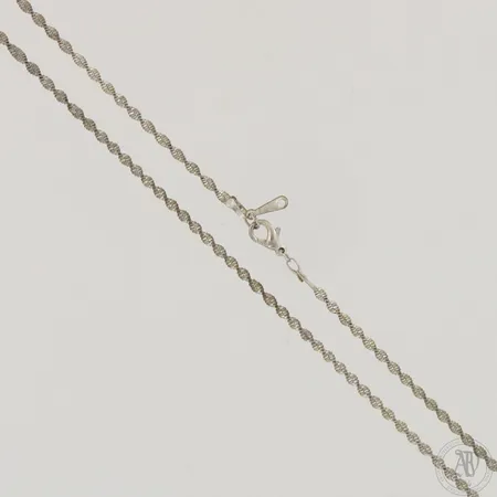 Kaulaketju, käytön jälkiä, pituus 41cm ja leveys 2,2mm, 925,  Paino: 3,5 g