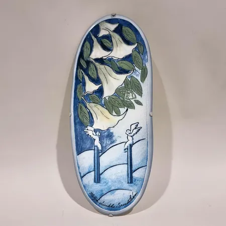 Seinälautanen Arabia, Design Heljä Liukko-Sundström, korkeus 32cm