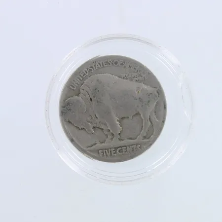Raha, 5 Cents "Buffalo Nickel"  1937, kuparinikkeli, 
