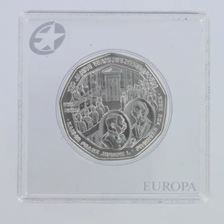 Hopearaha,  5 Euro (Schönbrunn Zoo) 2002, 800,  Paino: 10 g