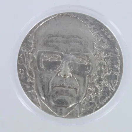 Juhlaraha Urho Kekkonen 1975, nimellisarvo 10mk, 500,   Paino: 23,4 g