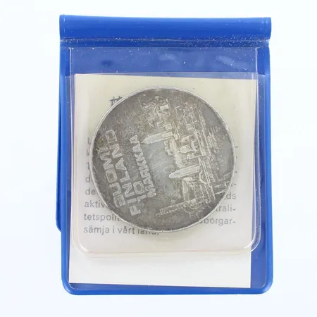 Juhlaraha EMX Helsinki 1971, nimellisarvo 10mk, 500,   Paino: 24,2 g