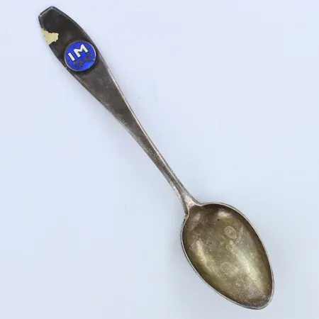 Kahvilusikka, kaiverrettu, pituus 125mm, 813,  Paino: 12 g