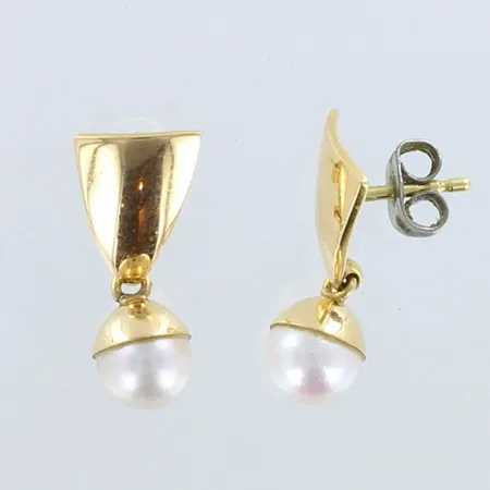 Helmikorvakorut, korkeus 21mm, 750br,  Paino: 3,7 g