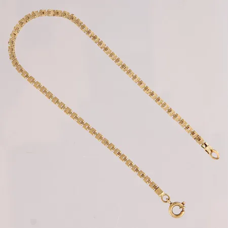 Ranneketju, pientä käytön jälkeä, pituus 190mm, leveys 2,2mm, 585,  Paino: 2,4 g