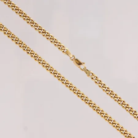 Panssarikaulaketju, pituus 50,5cm, leveys 4,8mm, 585,  Paino: 21,8 g