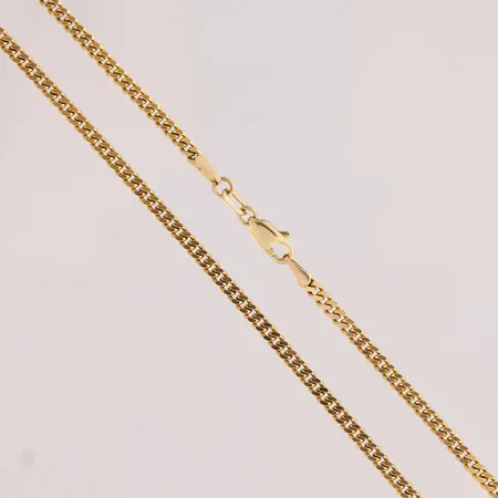 Panssarikaulaketju, pituus 46cm, leveys 2,3mm, 585,  Paino: 8,5 g
