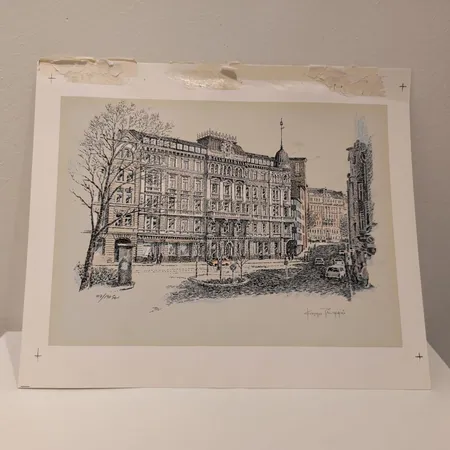 Taidegrafiikkateos, signeeraus Kimmo Pälikkö 47/190 (ei kehyksiä ja pieniä käytön jälkiä), Erottajankatu 1 , 01300 Helsinki, 