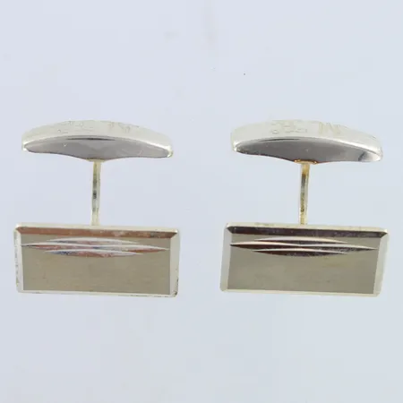 Kalvosinnapit, kaiverrettu, mitat 19x11mm, 925br,  Paino: 7,8 g