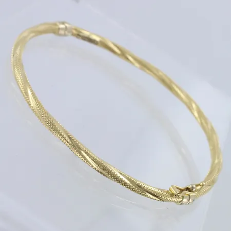 Kuvioitu rannerengas, Ø57mm, 750,  Paino: 3,6 g