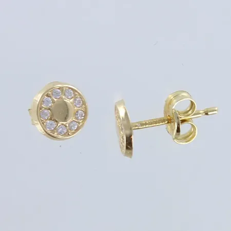 Kivikorvakorut, korkeus 5mm, 585br,  Paino: 0,4 g