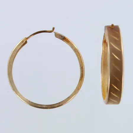 Kuviodut korvarenkaat, Ø21mm, 585,  Paino: 1,3 g