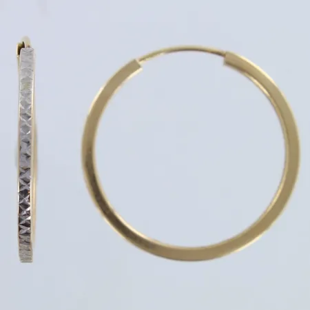 Kuvioiudut korvarenkaat, Ø26mm, 585,  Paino: 1,4 g