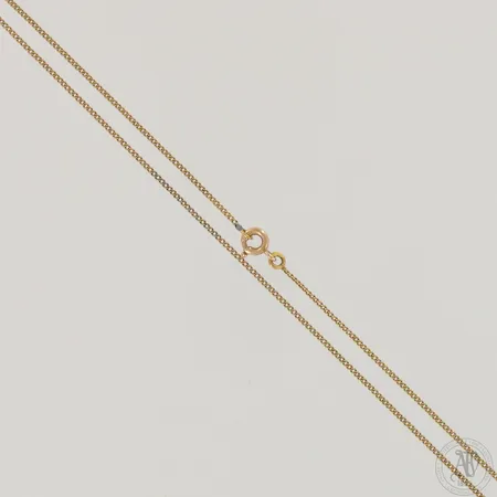Panssarikaulaketju, käytön jälkiä, pituus 55,5cm ja leveys 1,4mm, 750,  Paino: 4,5 g