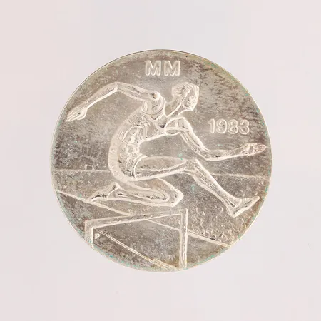 Juhlaraha, Yleisurheilun MM 1983, nimellisarvo 50mk, 500, Paino: 21,7 g