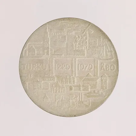 Juhlaraha, vuodelta 1979, nimellisarvo 25mk, 500,  Paino: 26,3 g