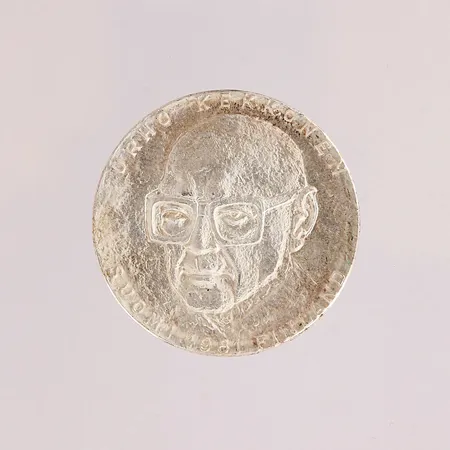 Juhlaraha, Urho Kekkonen 1981, nimellisarvo 50mk, 500, Paino: 20 g