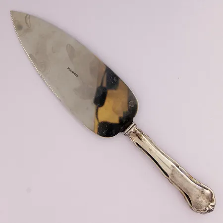 Kakkuveitsi, kaiverrettu, Chippendale, pituus 250mm, 830br,  Paino: 74,4 g