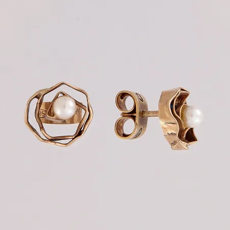 Helmikorvakorut, Ø 10mm, 585br,  Paino: 2,5 g