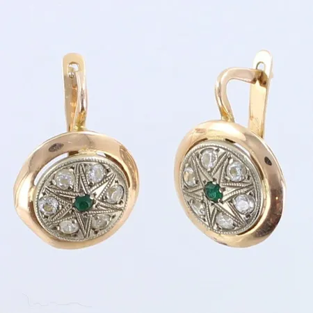 Kivikorvakorut, korkeus 20mm ja Ø 13mm, 585br,  Paino: 2,9 g