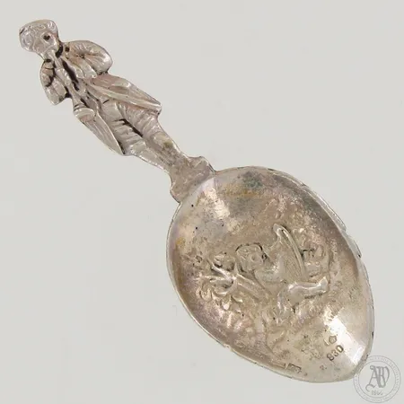 Koristeellinen-lusikka, pituus 70mm, valmistettu 1929, 813,  Paino: 9,6 g