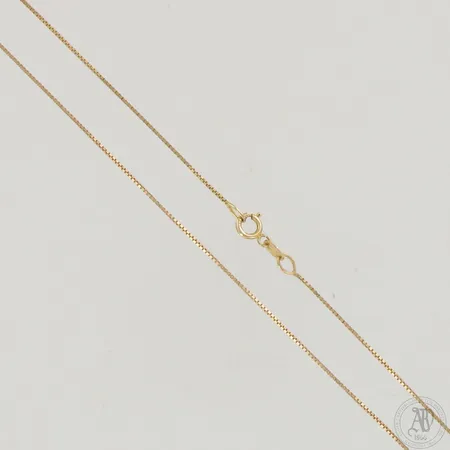 Venetsia-kaulaketju, pituus ja leveys 44cm ja 1mm, 585,  Paino: 1,2 g