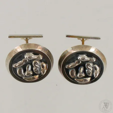 Kalvosinnapit, Ø25mm, 925,  Paino: 20 g