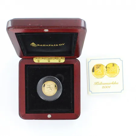 Kultaraha, Kultamarkka 2001, 750,  Paino: 8,6 g