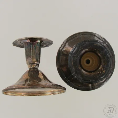 Kaksi kynttilänjalkaa, korkeus 65mm, 830br,  Paino: 126,1 g