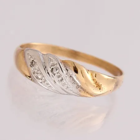 Timanttisormus 1xn.0.005ct, koko 16½, 585, Paino: 1,4 g