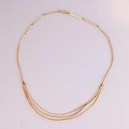 Kaulakoru, pituus 52cm, 750, Paino: 30,7 g