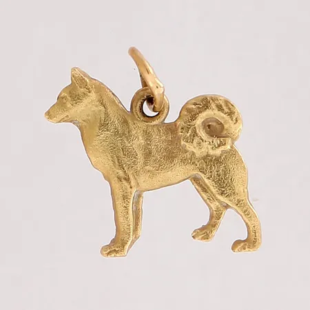 Koira-riipus, korkeus 13mm, 585, Paino: 0,7 g