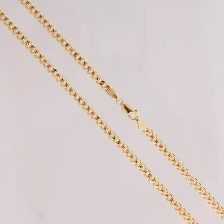 Panssarikaulaketju, pituus 60cm, leveys 3,4mm, 585, Paino: 18,9 g