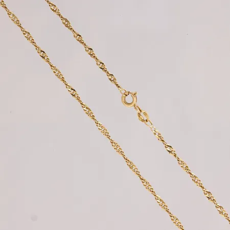 Kaulaketju, pituus 44cm, leveys 1,9mm, 585, Paino: 2,6 g