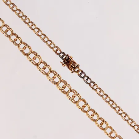 Bismarck-kaulaketju, pituus 45cm, leveys 3,6 - 6,1mm, 585, Paino: 10,1 g