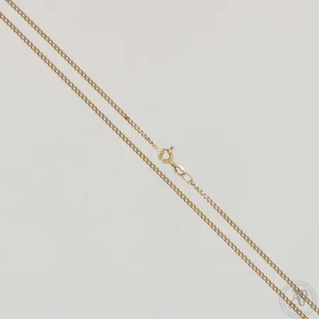 Panssarikaulaketju, pituus 48cm, leveys 2mm, 585,  Paino: 3,4 g