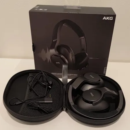 Samsung AKG N700NCM2 -vastamelukuulokkeet, piuhat ja laatikot, ostokuitti 01.07.2021