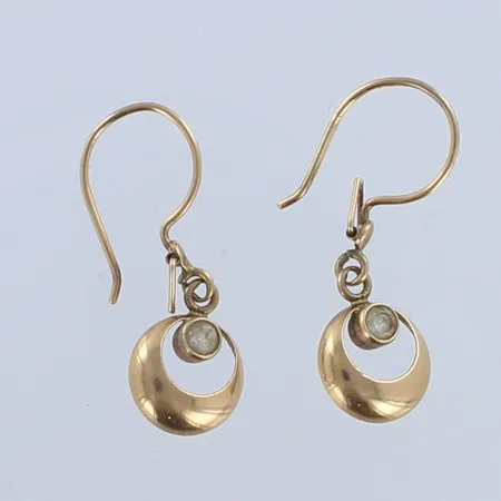 Kivikorvakorut, korkeus 26mm, 585br,  Paino: 1,1 g