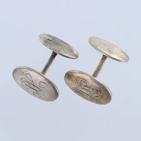 Kalvosinnapit, kaiverrettu, mitat 20x15mm, 813hbr,  Paino: 12,5 g