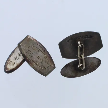 Kalvosinnapit, kaiverrettu, mitat21x13mm, 813h,  Paino: 6,8 g