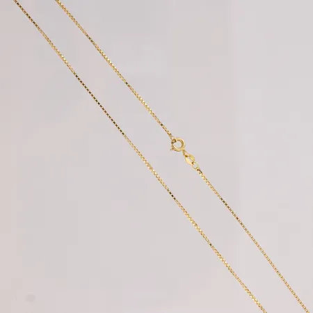 Venetsia-kaulaketju, pituus 46cm, leveys 0,8mm, 585, Paino: 2,8 g