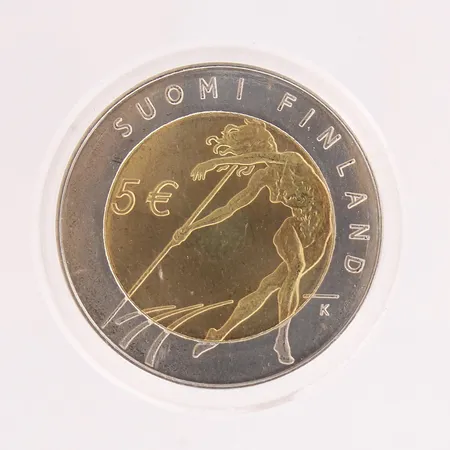Juhlaraha, Yleisurheilun MM-kilpailut 2005, nimellisarvo 5euroa, Cu/Ni