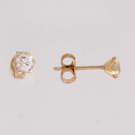 Kivikorvakorut, Ø 4mm, 585br,  Paino: 0,6 g