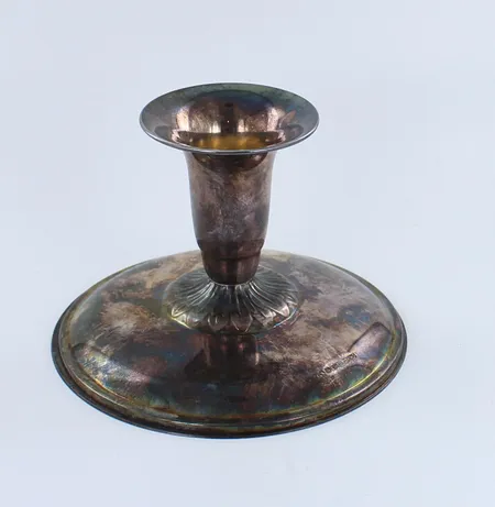 Kynttilänjalka, kaiverrettu, Ø95mm, korkeus 70mm, 830br,  Paino: 83,8 g