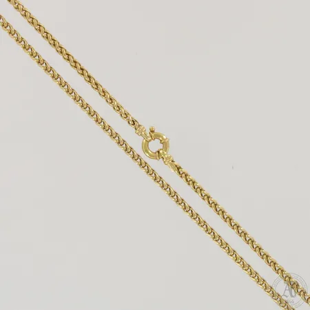 Kaulaketju, pituus 45,5cm ja leveys 4mm, 585,  Paino: 12,7 g