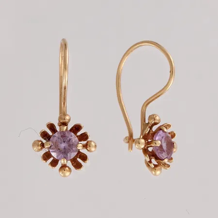 Kivikorvakorut, korkeus 18mm, 585br,  Paino: 1,2 g