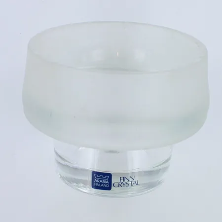 Lasinen tuikkulyhty, nuutajärvi, korkeus 60mm,  Lähetetään postipakettina.