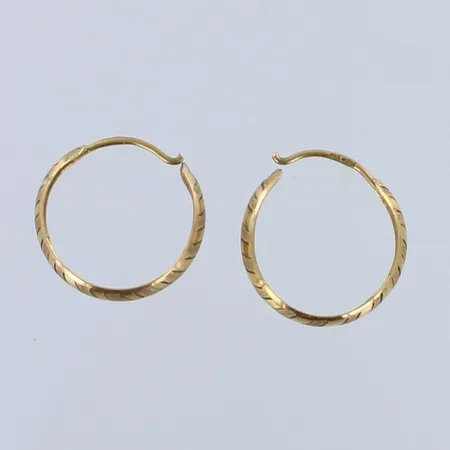 Kuvioidut korvarenkaat, Ø16mm, 585,  Paino: 1,1 g