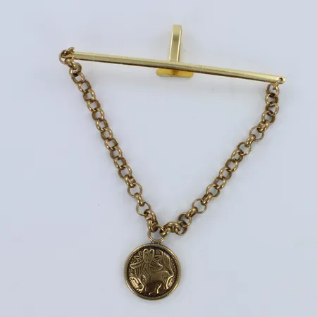 Solmiopidin, kalevala koru, aurinkoleijona, pronssia, leveys 66mm, 