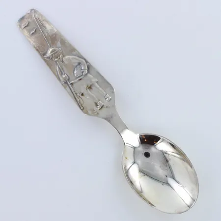 Kummilusikka, kaiverrettu, pituus 135mm, 830,  Paino: 31,8 g